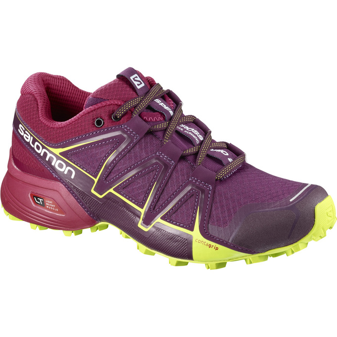 Salomon SPEEDCROSS VARIO 2 W Zapatillas Trail Running Mujer - Burdeos - Colombia (70384-FEVB)